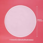 Round Silicone Molds, Shiny Silicone Tray Board Table Clock Mold - Image 7