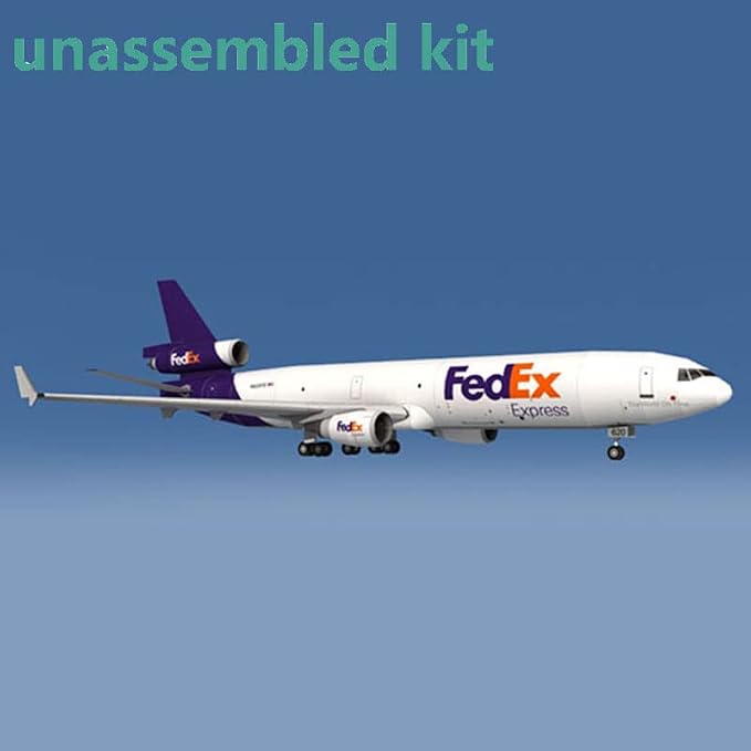 1:100 MD-11 Air Plane 3D Model Simulation Aircraft Model Aviation Paper Model - Image 5