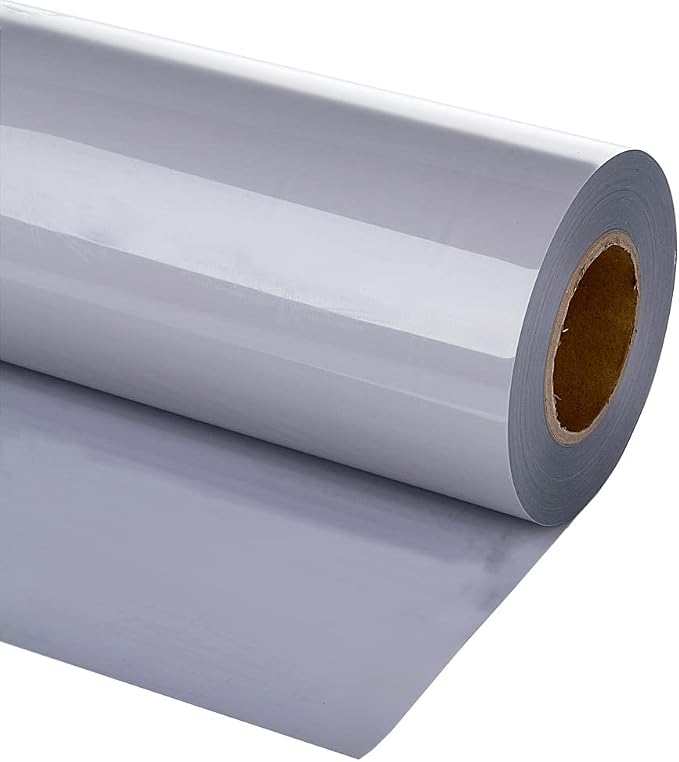 guangyintong Heat Transfer Vinyl Gray HTV Rolls, Matte Surface PVC Material by guangyintong