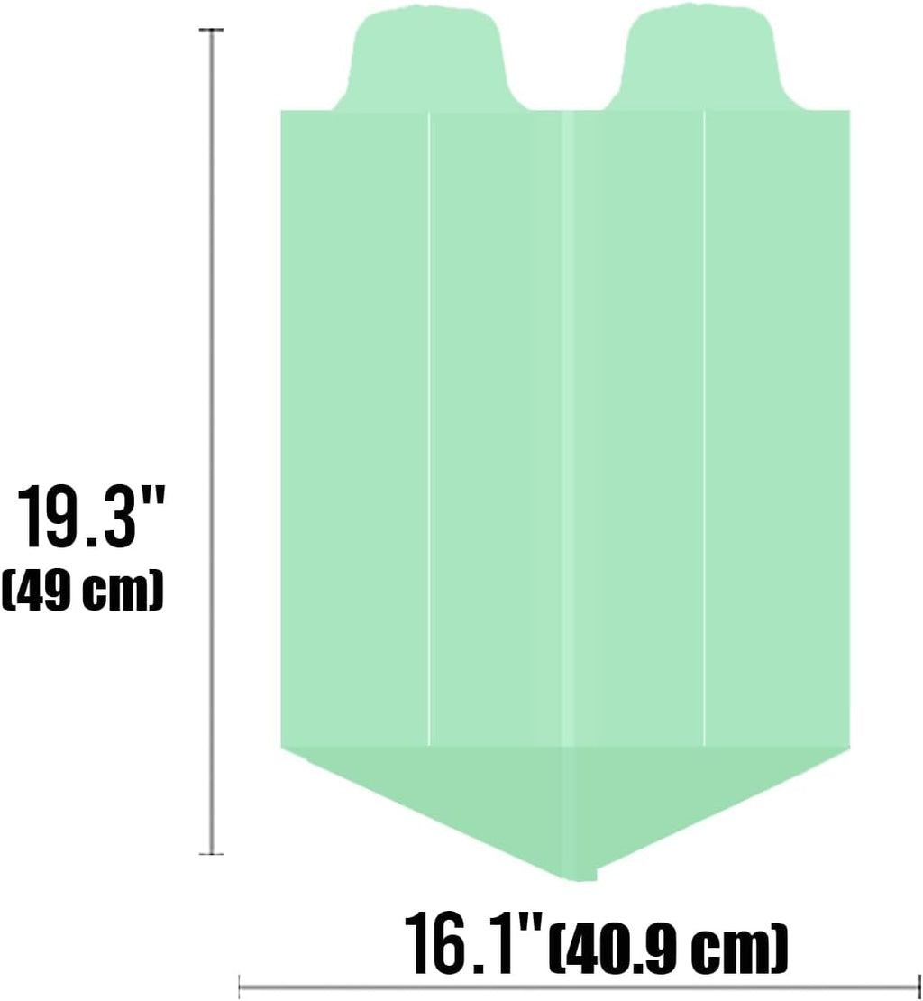 1-2 Gallon Flap Tie Compostable Trash Bags, 120 Count Small Compost Bags, Biodegradable Kitchen Garbage Bags, Food Scrap Waste Bags for Countertop Bin, ASTM D6400, US BPI Certified