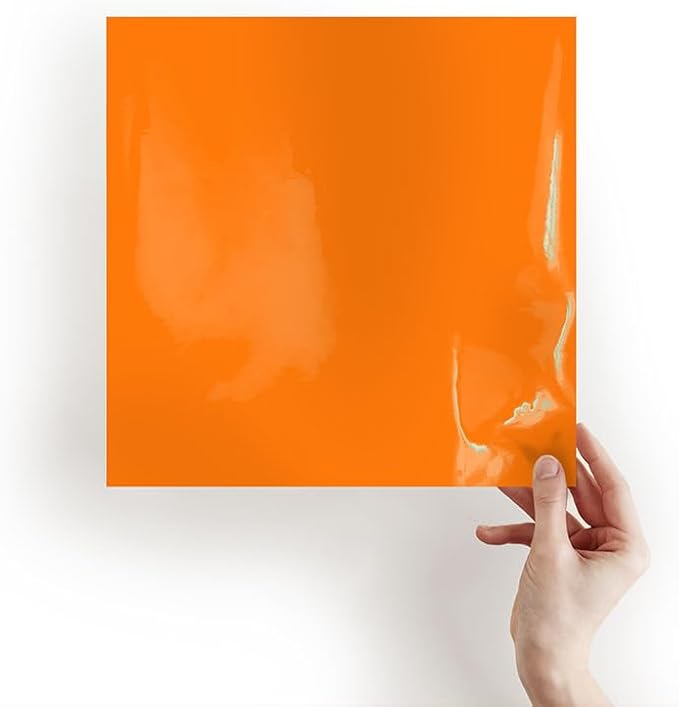3M Light Orange Adhesive Craft Vinyl 12in x 5ft - Image 2