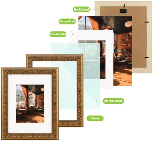 Golden State Art, 9X12 Ornate Finish Photo Frame - Image 5