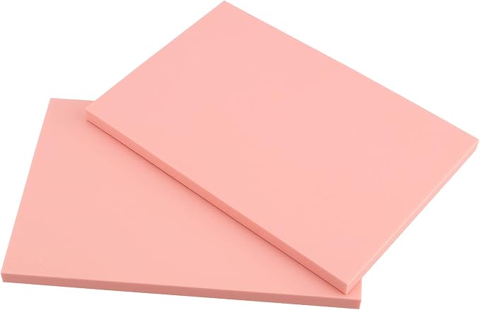 MOUYAT 10 Pack 4 x 6 Inch Pink Rubber Carving Blocks, Rubber Linoleum Block - Image 5