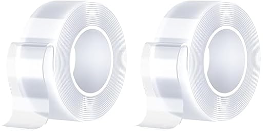 SANKEMU Double-Sided Tape Heavy Duty 9.84 FT x 1.18 in – Clear Removable by SANKEMU