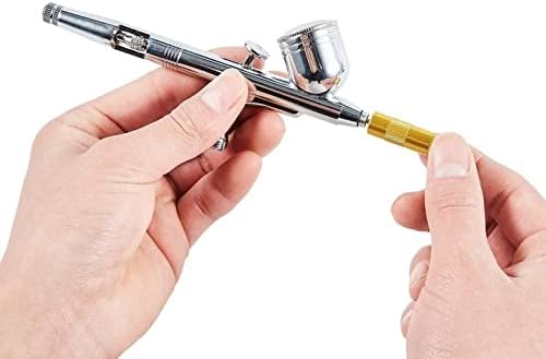 EBEST 4 SET Airbrush Cleaning Kit Repair Tools Needle Nozzle Brush Glass - Image 6