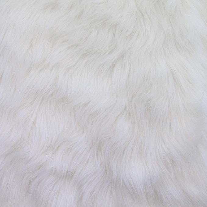 Faux Fake Fur Long Pile Luxury Shaggy/Craft, Decorations / 60" Wide/Sold by The by FabricEmpire