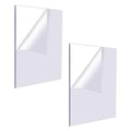 2-Pack Clear Acrylic Sheets, 8.5x11 inch Plexiglass Sheets 2mm | 1/12inch Thick by SIQINZONGWA