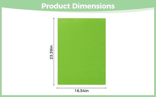 9 Pcs A2 Plastic Sheets, Transparent PVC Assorted Colors, 16.5 x 23.4 in - Image 6