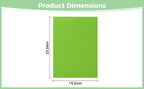 9 Pcs A2 Plastic Sheets, Transparent PVC Assorted Colors, 16.5 x 23.4 in - Image 6