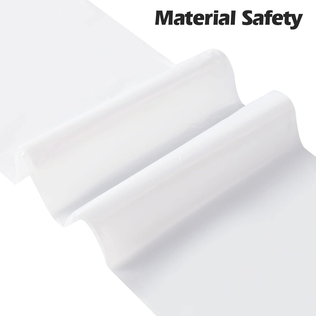 2-4 Gallon Portable Trash Bags,120 Counts Thicken portable Small Garbage Bags for Office, Kitchen,Bedroom Trash Can,Strong Trash Bags（White）