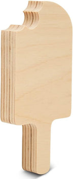 Chunky Popsicle Cutout 4-inch, 1/2 inch Thick, Unfinished Wood Crafts - Image 4