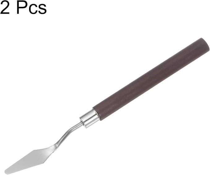 HARFINGTON 2pcs No.6 Palette Knives 12mm Width Stainless Steel Small Pointy - Image 3