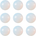 FASHEWELRY 50Pcs Synthetic Opalite Cabochons Flat Back Gemstone Cabochons Half by FASHEWELRY