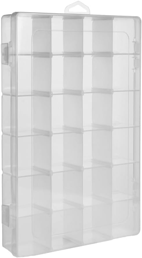3 Pack DND Dice Storage Box Each 24 Grids Polyhedral Dice Organizer - Image 3