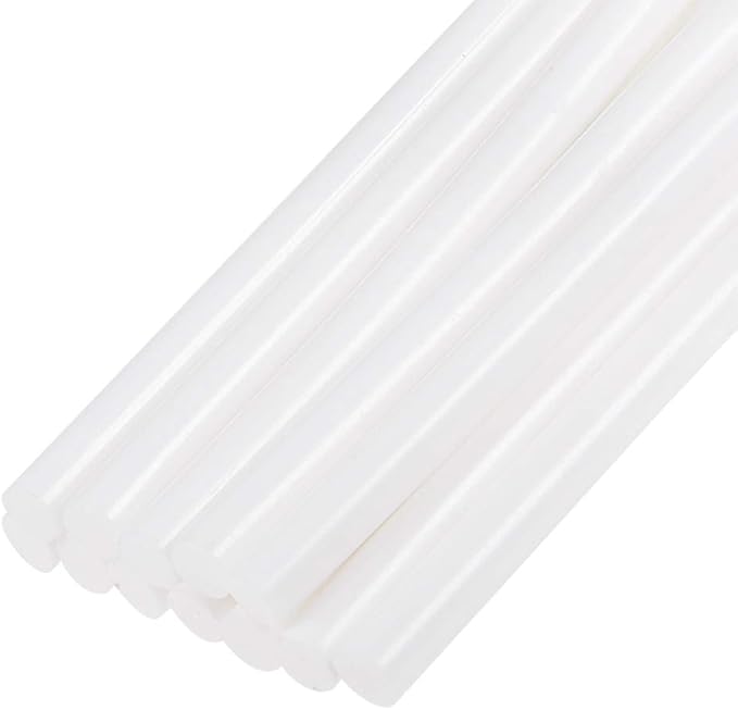 uxcell Mini Hot Glue Sticks for Glue Gun 7mm x 100mm White 12pcs by uxcell