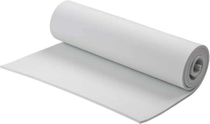 AMZQNART EVA Foam 3mm, Cosplay Foam 16x59 inch White, High Density 90 kg/m³ by AMZQNART