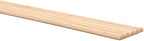 Split Oak Dowel Rods 1-inch x 36-inch, Unfinished Fluted Molding Trim - Image 2