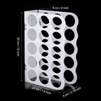 Outus Vinyl Storage Rack Acrylic 15 Holes Vinyl Roll Holder Craft Paper Storage - Image 2