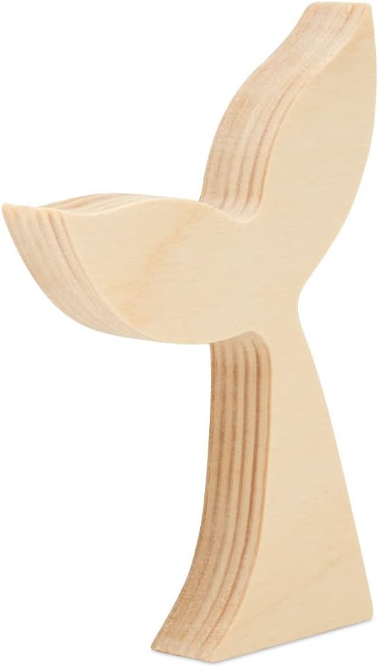 Chunky Mermaid Tail 4-inch, 1/2 inch Thick, & Summer Tiered Tray Decor Set - Image 4