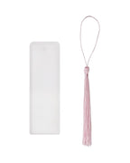 Bookmark Mold with Tassels 4Pcs Rectangle Silicone Jewelry Making Mould with - Image 2