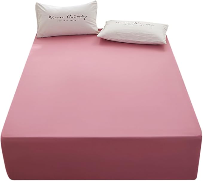 Bedding Queen Size Fitted Sheet Only- Bottom Matress Fitted Sheet-Fits 15inches by rushrushlulu