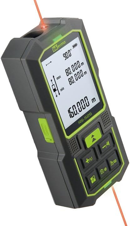 Inkerma Dual Laser Measurement Tool, 525Ft/160M Bilateral Laser Distance Meter by INKERMA