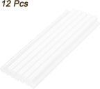 uxcell Mini Hot Glue Sticks for Glue Gun 11mm x 200mm Milky White 12pcs - Image 3