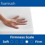 FoamRush 4" x 36" x 36" Premium Quality Upholstery Foam Cushion High Density - Image 3