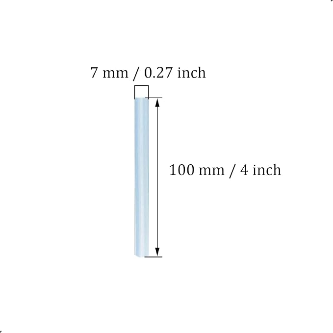 30 Pack Mini Size Hot Glue Sticks, Hot Glue Gun Bulk Sticks, Length 100mm / 4" - Image 2