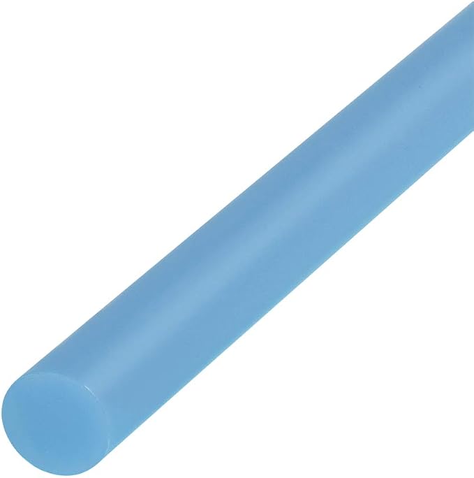 uxcell Mini Hot Glue Sticks for Glue Gun 7mm x 100mm Light Blue 12pcs - Image 3
