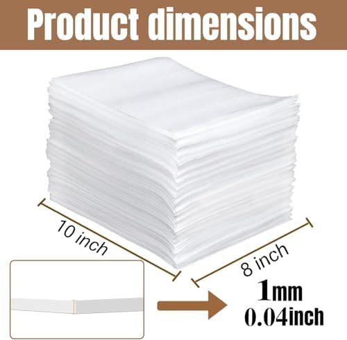 50Pack 8'' x10'' 1MM Cushion Foam Pouches - Image 2