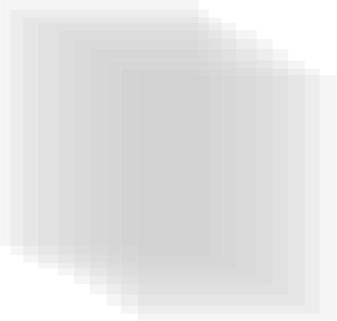 10 Pieces Heat Resistant Clear Acetate Sheets by CYFUNDESIGN