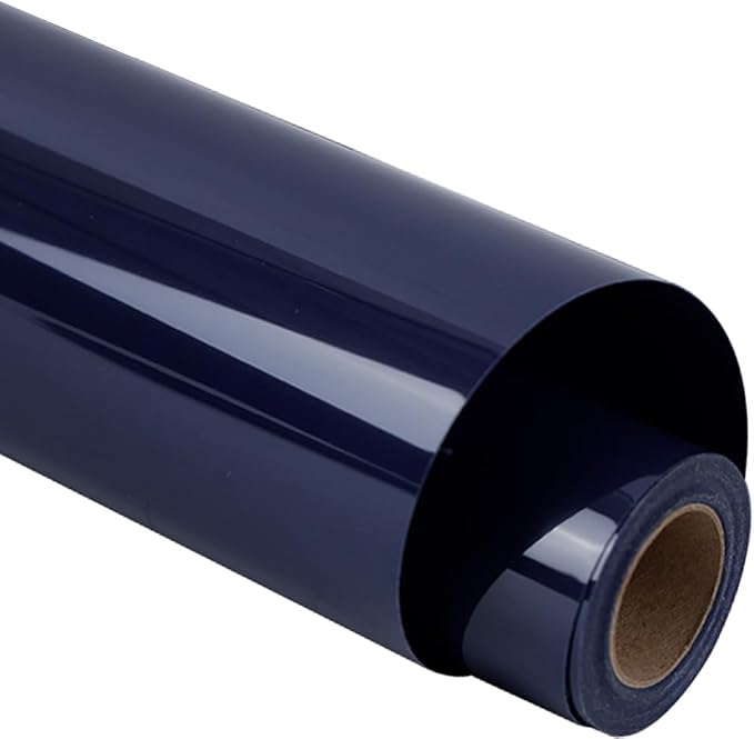 guangyintong Navy Blue Heat Transfer Vinyl HTV Rolls, Glossy Surface HTV Vinyl by guangyintong