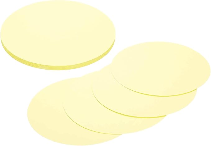 MECCANIXITY 24 Pcs Circle Card Stock, 6.7 Inch Round Cutouts Paper Thick by MECCANIXITY