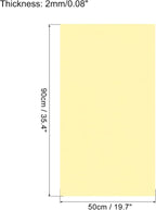 MECCANIXITY EVA Foam Sheets Light Yellow 35.4 Inch x 19.7 Inch 2mm Thick Crafts - Image 2