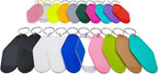 40pcs Blank Hotel Keychains Bulk Vintage Motel Keychain Vinyl Keychains Car - Image 5