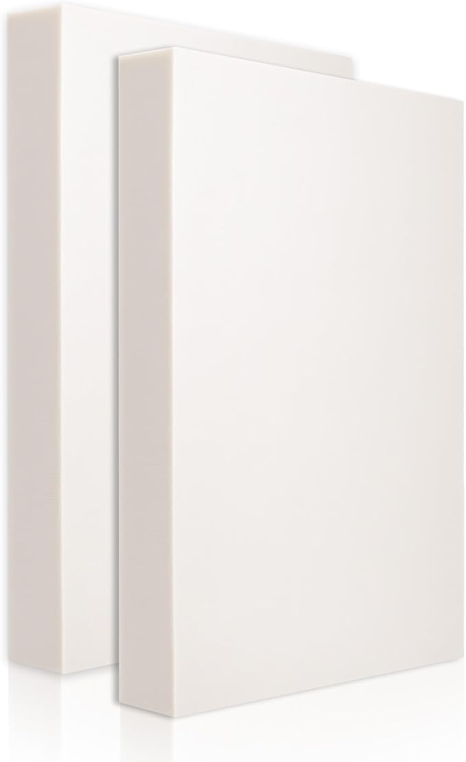 High Density XPS Foam Board, 2 Pack 15.6x11.7X 2in Polystyrene Craft Foam Sheets by GVERELD