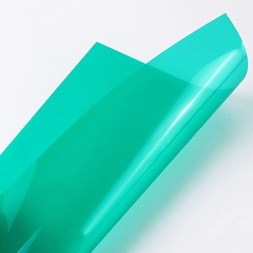 Tong Gu 5PCS Colored A4 PVC Flexible Plastic Sheets Transparent Gel Clear DIY - Image 2