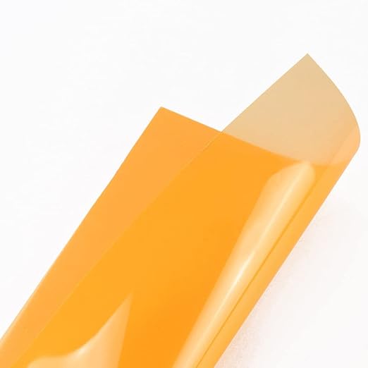Tong Gu 5PCS Colored A4 PVC Flexible Plastic Sheets Transparent Gel Clear DIY - Image 2
