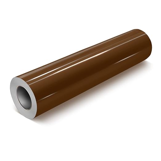 VViViD Brown Gloss DECO65 Permanent Adhesive Craft Vinyl by VVIVIDVINYL