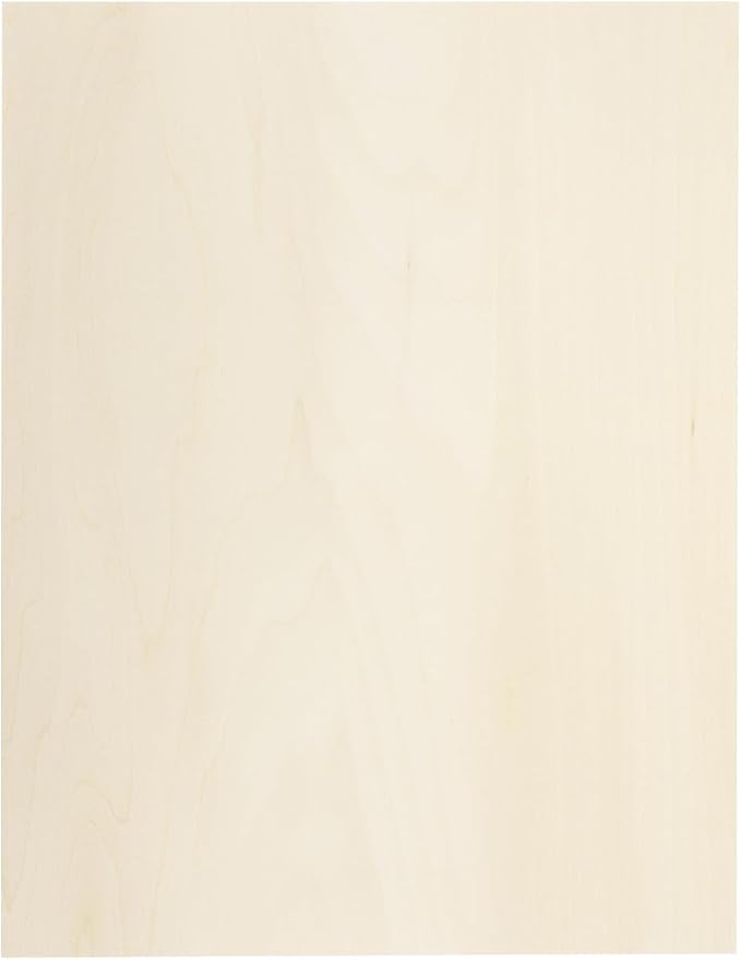 MECCANIXITY Basswood Sheet 8.3 x 5.8 x 0.12 Inch Unfinished Wood Boards Plywood by MECCANIXITY
