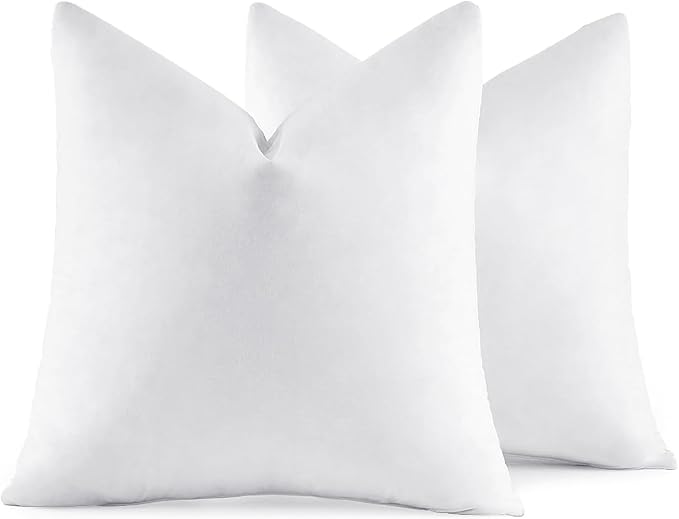 MIULEE 26x26 Euro Pillow Inserts, Decorative Fluffy Throw Pillow Inserts Cotton by MIULEE