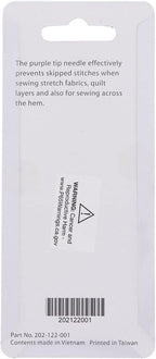 Janome Purple Tip Sewing Machine Needles, Size 90/14 - Image 3