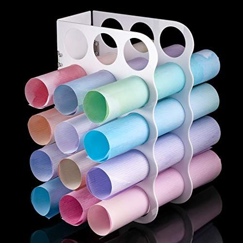 Outus Vinyl Storage Rack Acrylic 15 Holes Vinyl Roll Holder Craft Paper Storage by Outus