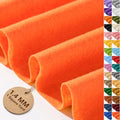 Neon Orange Felt Fabric 36'' X 36'', 1.4mm Large Felt Sheets Soft Durable by FEIYAUMI