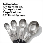 OXO Good Grips 4 Piece Stainless Steel Measuring Spoons - Image 2