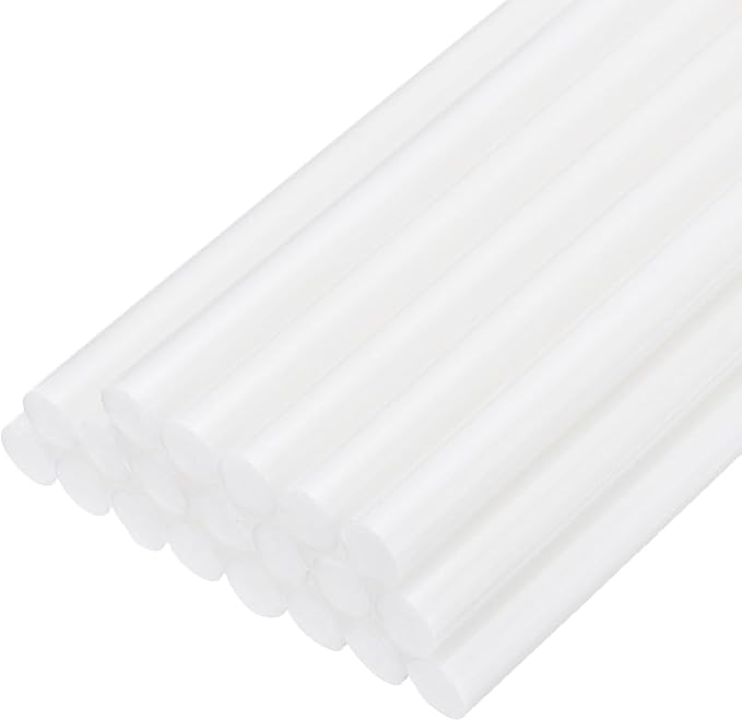 uxcell 20pcs Hot Glue Sticks for Glue Gun 7mm/0.28-inch x 10-inch Mini Hot Melt by uxcell