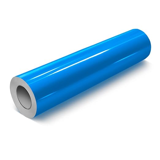 VViViD Sky Blue Gloss DECO65 Permanent Adhesive Craft Vinyl by VVIVIDVINYL