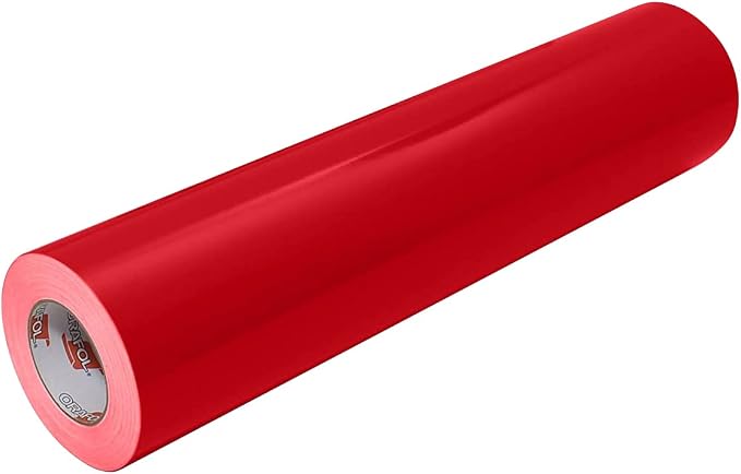 Oracal 651 RED Permanent Vinyl Roll 12" x 15 Feet by Orafol