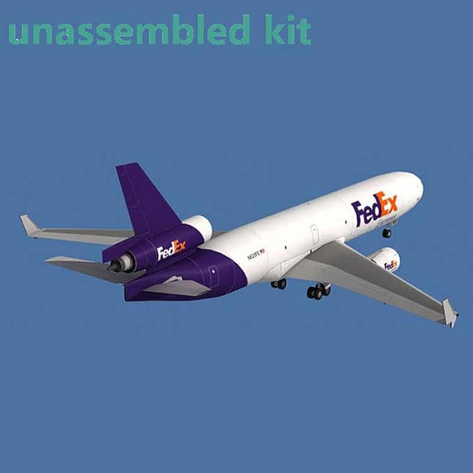 1:100 MD-11 Air Plane 3D Model Simulation Aircraft Model Aviation Paper Model - Image 3